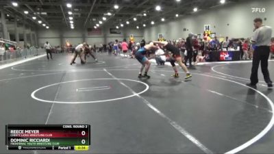 175 lbs Cons. Round 2 - Reece Meyer, Chesty Lions Wrestling Club vs Dominic Ricciardi, Frontenac Youth Wrestling Club