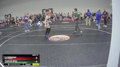 107 lbs Quarterfinal - Cj Weidman, C2X Academy vs Thomas Rich, Palmetto State Wrestling Academy