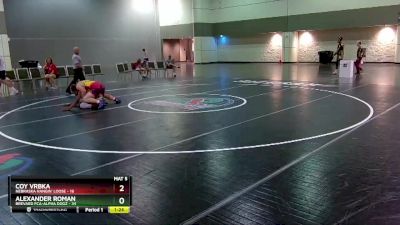 182 lbs Round 3 (8 Team) - Alexander Roman, Brevard FCA-Alpha Dogz vs Coy Vrbka, Nebraska Hangin` Loose