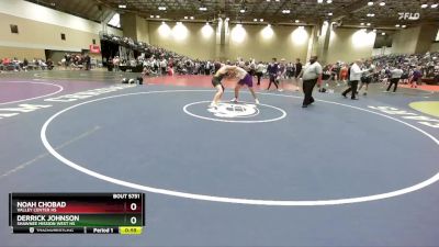 215C Cons. Semi - Derrick Johnson, Shawnee Mission West HS vs Noah Chobad, Valley Center HS