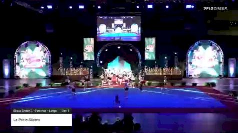 La Porte Slicers [2020 Show Cheer 3 - Peewee - Large Day 2] 2020 Pop Warner National Cheer & Dance Championship