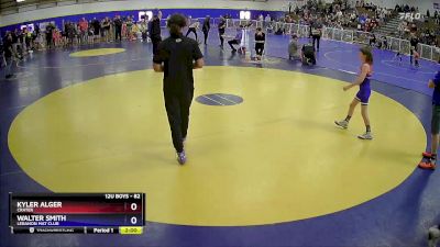 82 lbs Round 1 - Kyler Alger, Crater vs Walter Smith, Lebanon Mat Club