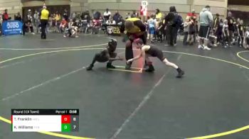 62 lbs Round 3 (4 Team) - Tyson Franklin, Ares WC vs Khiry Williams, MI Pitbulls