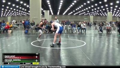 133 lbs Quarters & 1st Wb (16 Team) - Michael Gonyea, Castleton vs Zach Licht, Wisconsin-Platteville