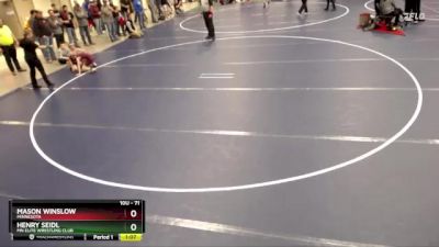 71 lbs 5th Place Match - Henry Seidl, MN Elite Wrestling Club vs Mason Winslow, Minnesota