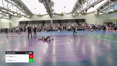 65-B lbs Round Of 32 - Bobby Fidler, Pride Wrestling vs Jonathan Foran, Bayport-Blue Point