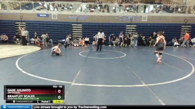 85 lbs Round 3 - Gage Julianto, 208 Badgers vs Brantley Scales, Mountain Man Wrestling Club