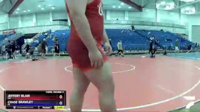 285 lbs Cons. Round 3 - Jeffery Blair, OH vs Chase Brawley, MI