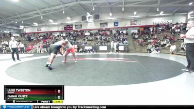 285 lbs Semifinal - Isaiah Vance, Pitt-Johnstown vs Luke Tweeton, UMary