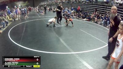 65 lbs Finals (8 Team) - Annabel Choo, Team Texas Blue vs Alaina Petro, Oklahoma Elite