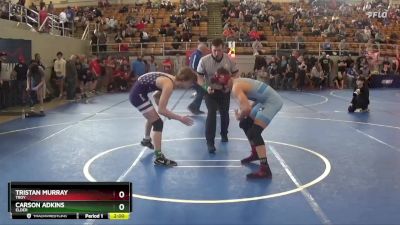 134 lbs Quarterfinal - Carson Adkins, Elder vs Tristan Murray, Troy