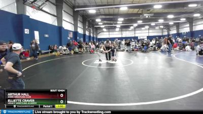 48-51 lbs Round 1 - Elliette Craver, Legacy Wrestling Academy vs Arthur Hall, Hawk Wrestling Club