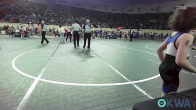 58 lbs Round Of 32 - Sam Burrows, Noble Takedown Club vs Keegan McDaid, Del City Little League