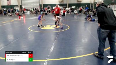 67-83 lbs Round 2 - Maddie Matthiessen, Hawks Wrestling Club vs Braylee Kring, FoxFit