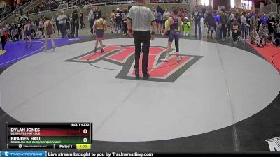 102 lbs Cons. Round 3 - Braiden Hall, Roseburg Mat Club/Umpqua Valle vs Dylan Jones, Deschutes Mat Club