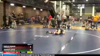 112 lbs Round 3 (6 Team) - Neelie Parker, Texas Black vs Hannah Davis, TigerHawk Wrestling