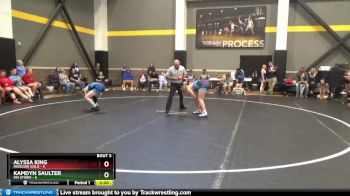 112 lbs Placement (4 Team) - Kamdyn Saulter, MN Storm vs Alyssa King, Missouri Gold