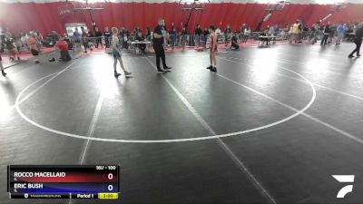 100 lbs Cons. Round 3 - Rocco Macellaio, IL vs Eric Bush, IL