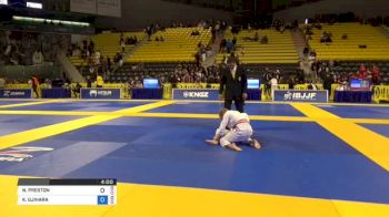 N PRESTON vs K UJIHARA 2018 Pan Kids Jiu-Jitsu IBJJF Championship