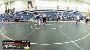 115 lbs Champ. Round 1 - Zaylyn Woods, Sisters On The Mat vs Karris Burt, Betterman Elite Wrestling