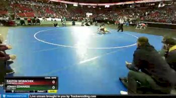 D2-120 lbs Cons. Semi - Jonah Edwards, East Troy vs Easton Worachek, Luxemburg-Casco