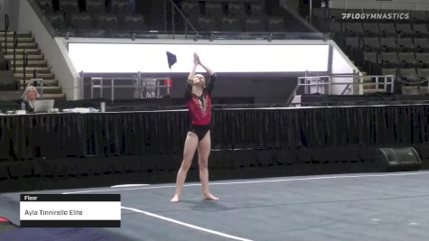 Ayla Tinnirello Elite Gymnastic Acad - Floor - 2022 Elevate the Stage Huntsville presented by SportsMED & Crestwood