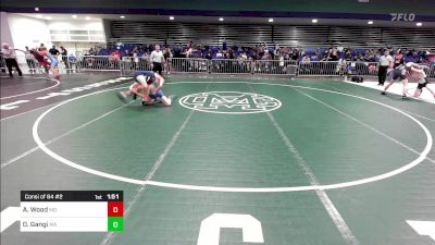 113 lbs Consi Of 64 #2 - Austin Wood, MD vs Dominic Gangi, MA