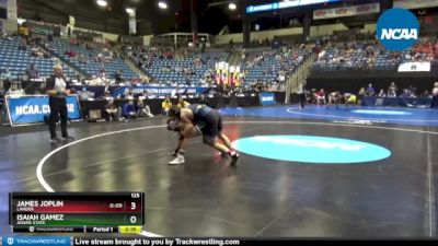 125 lbs 3rd Place Match - James Joplin, Lander vs Isaiah Gamez, Adams State