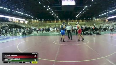 215 lbs Champ. Round 1 - Sawyer Bartelt, South Dade vs Jason Sastre, Doral Academy