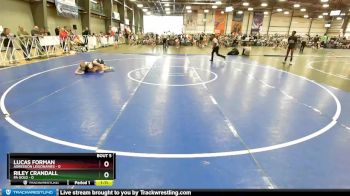 72 lbs Rd# 3 12:00pm Friday - Riley Crandall, PA Gold vs Lucas Forman, Agression Legionaries