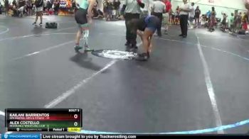 128 lbs Round 2 (6 Team) - Kailani Barrientos, RPA Martial Arts & Fitness vs Alex Costello, Reverance Wrestling Club