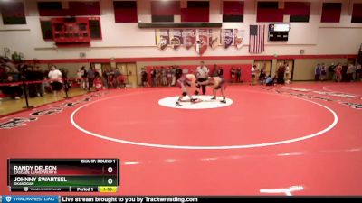 195 lbs Champ. Round 1 - Johnny Swartsel, Okanogan vs Randy Deleon, Cascade Leavenworth