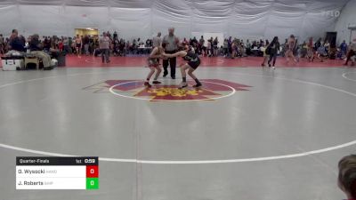 108 lbs Quarterfinal - Owen Wysocki, Hanover vs Jaxon Roberts, Shippensburg