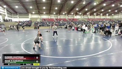 64 lbs Semifinal - Ridge M Augustus, Uintah Wrestling vs Gunner Huntsman, Mountain Ridge Youth Wrestling