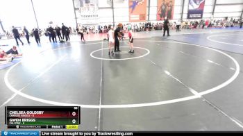 55 lbs Rd# 10- 1:30pm Saturday - Chelsea Goldsby, Charlies Angels vs Gwen Briggs, Cali Pink