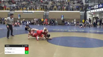 125 lbs Quarterfinal - Jax Forrest, Unrostered vs Marcus Blaze, Unrostered