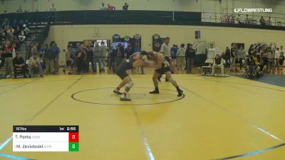 Quarterfinal - Taylor Parks, Gardner-Webb vs Matt Zovistoski, Appalachian State