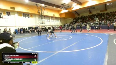 120 lbs Semifinal - Jesse Granger, Coconino vs Thomas Rodriguez, Bagdad HS