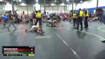 82 lbs Round 4 (6 Team) - Ethan Halstead, No Escape Wrestling Academy vs Beckham Fields, Untouchables Black