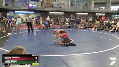 85 lbs 2nd Wrestleback (8 Team) - Mason Davison, TNWCC vs Jaxon Lewis, Stronghold