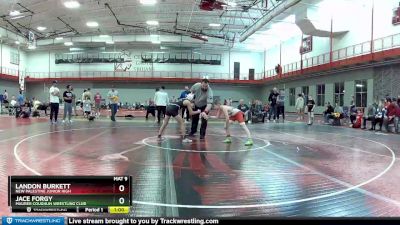 80 lbs Cons. Round 6 - Landon Burkett, New Palestine Junior High vs Jace Forgy, Maurer Coughlin Wrestling Club