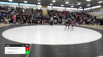 170 lbs Final - Tai Phillippe Harris, Manchester vs Ryan Gilchrist, Norwalk