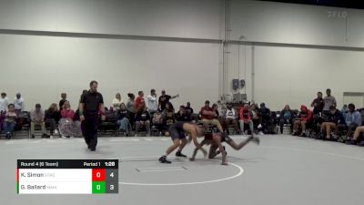 106 lbs Round 4 (6 Team) - Gabe Ballard, Black Mambas vs Kyan Simon, Stronghold