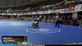 132 lbs Sat 12 - Matox Allen, Grassfield vs Mateo Hernadez, Hayfield