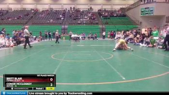 190 lbs Placement Matches (8 Team) - Britt Blair, Camden County vs Conor McCloskey, Buford