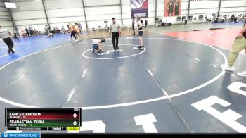 110 lbs Rd# 5- 3:45pm Friday Final Pool - Lance Davidson, PA White vs Seabastian Zubia, Terps XPress