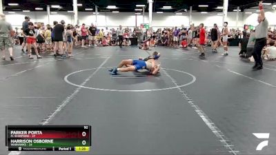 92 lbs Round 1 (4 Team) - Parker Porta, FL Scorpions vs Harrison Osborne, Warhawks