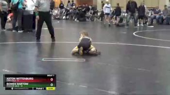 55 lbs Finals (2 Team) - Axton Wittenburg, Iowa Gold vs Bowen Bartow, Missouri Gold