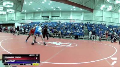 195 lbs Cons. Round 2 - Devontae Givens, IL vs Elvis Muja, IL