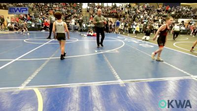 76 lbs Quarterfinal - Brendan Sampley, F-5 Grappling vs Maddox Mejia, Prodigy Elite Wrestling